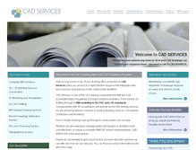 Tablet Screenshot of cadservices.com